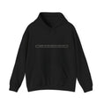 Load image into Gallery viewer, Black hoodie with text "BORN IN THE MUSCLE CAR ERA," featuring an adjustable hood and kangaroo pocket.