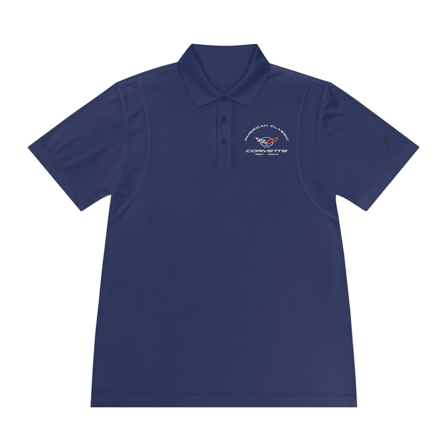 C5 Corvette Men's Sport Polo Shirt, perfect when performance and style is part of the day