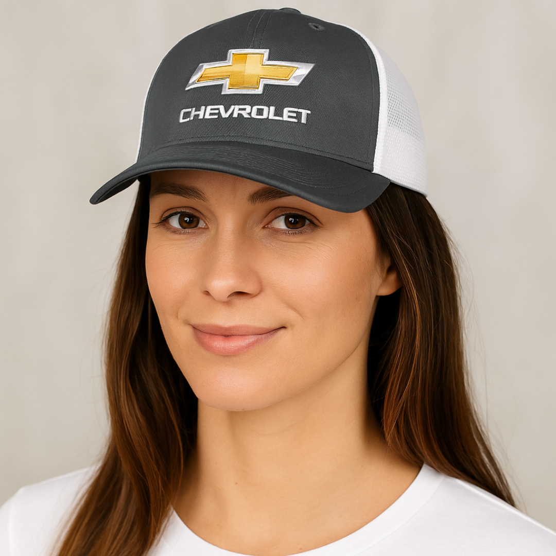 Chevrolet Gold Bowtie Retro Trucker Cap
