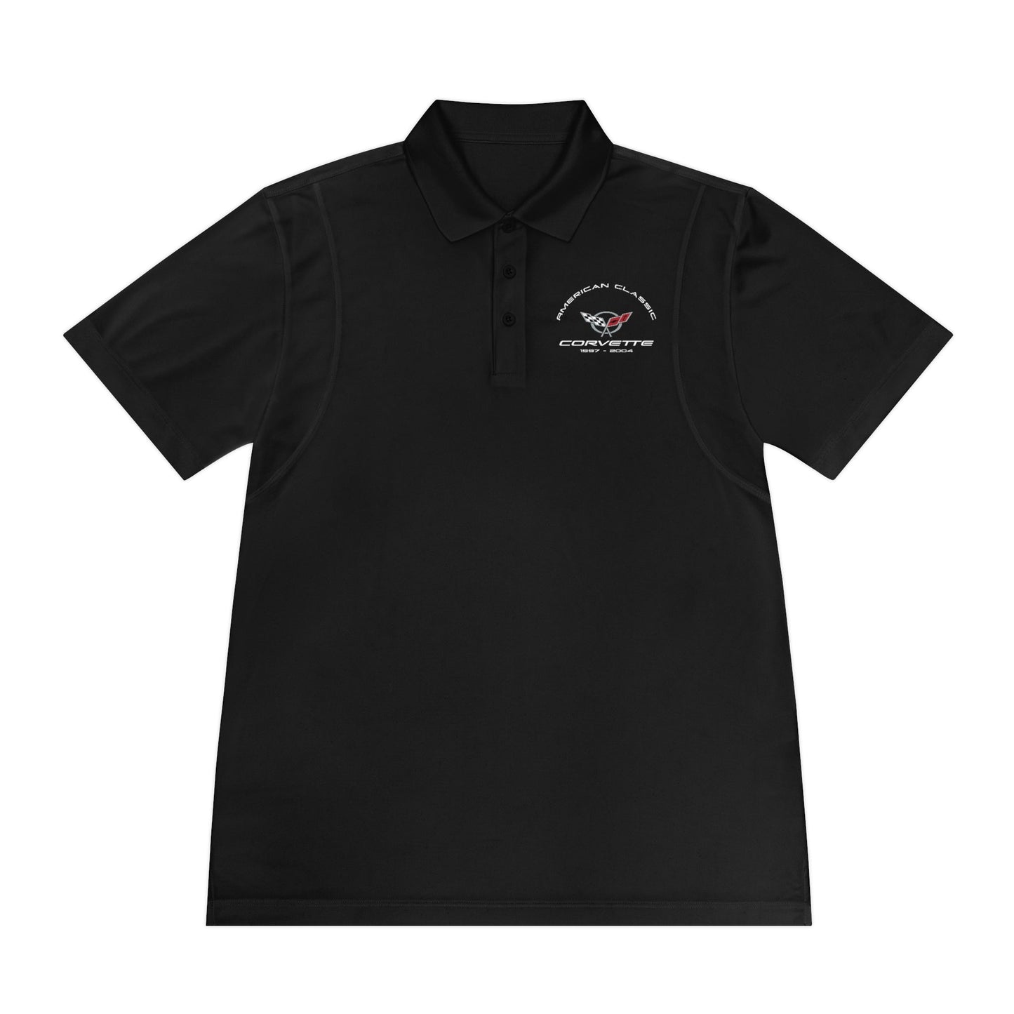 C5 Corvette Men's Sport Polo Shirt, perfect when performance and style is part of the day
