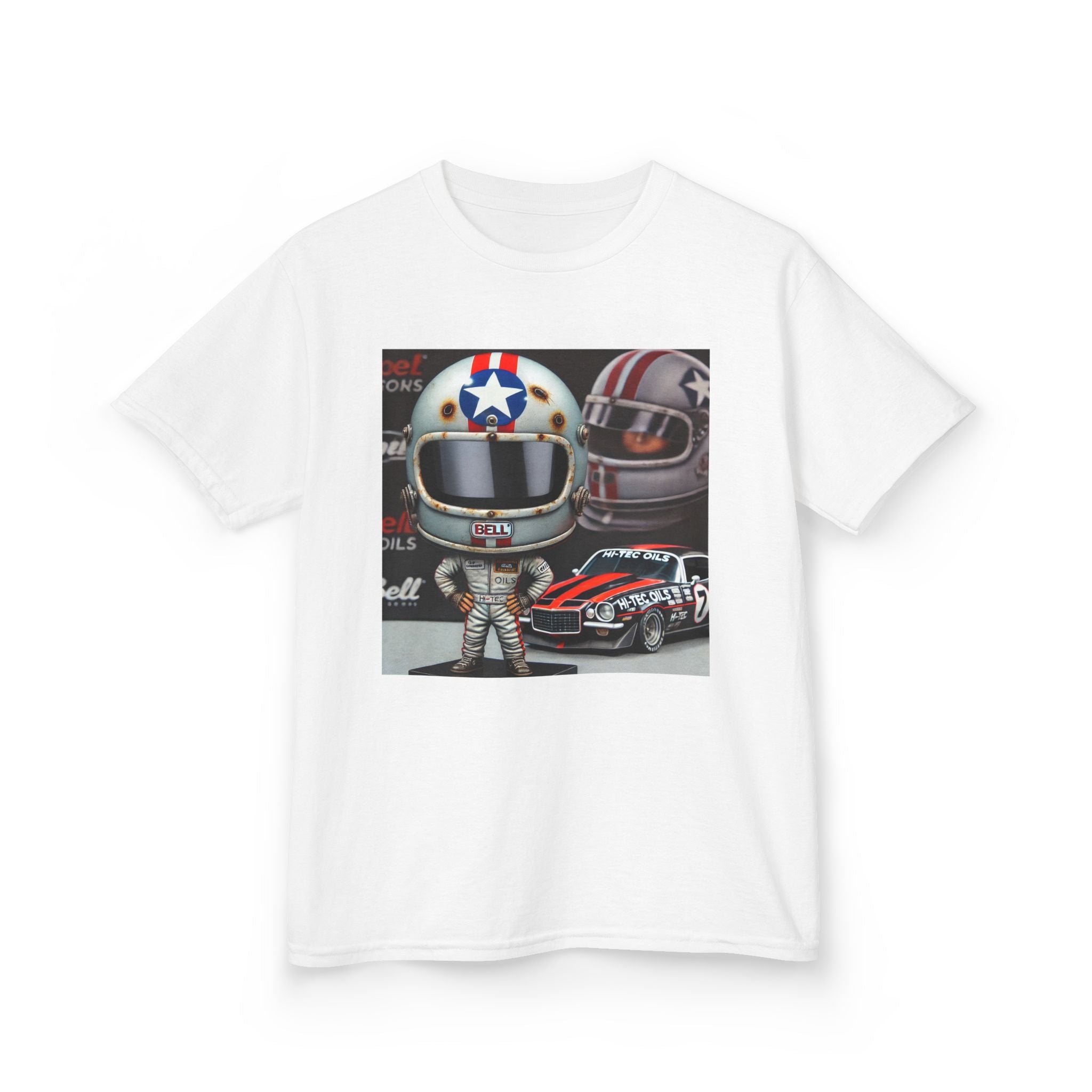 Robbie Farr Retro Helmet Kids Heavy Cotton™ Tee