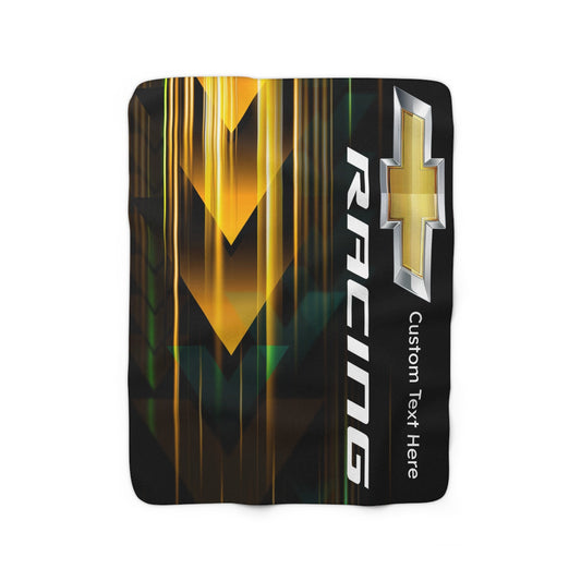 GM racing arrows Personalization Decorative Sherpa Blanket