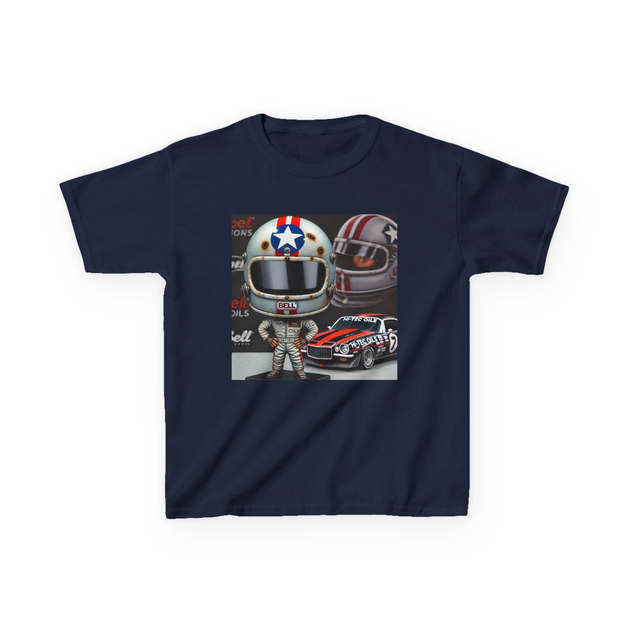 Robbie Farr Retro Helmet Kids Heavy Cotton™ Tee
