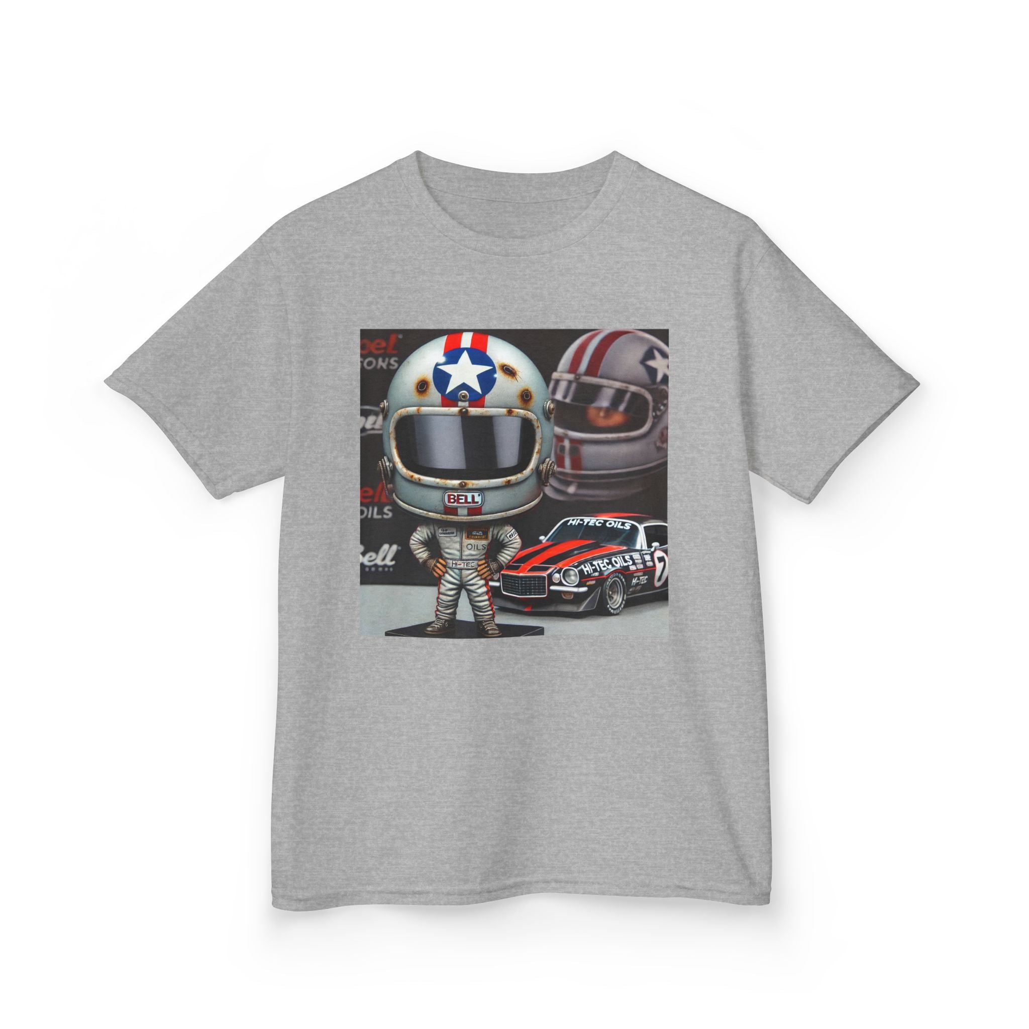 Robbie Farr Retro Helmet Kids Heavy Cotton™ Tee