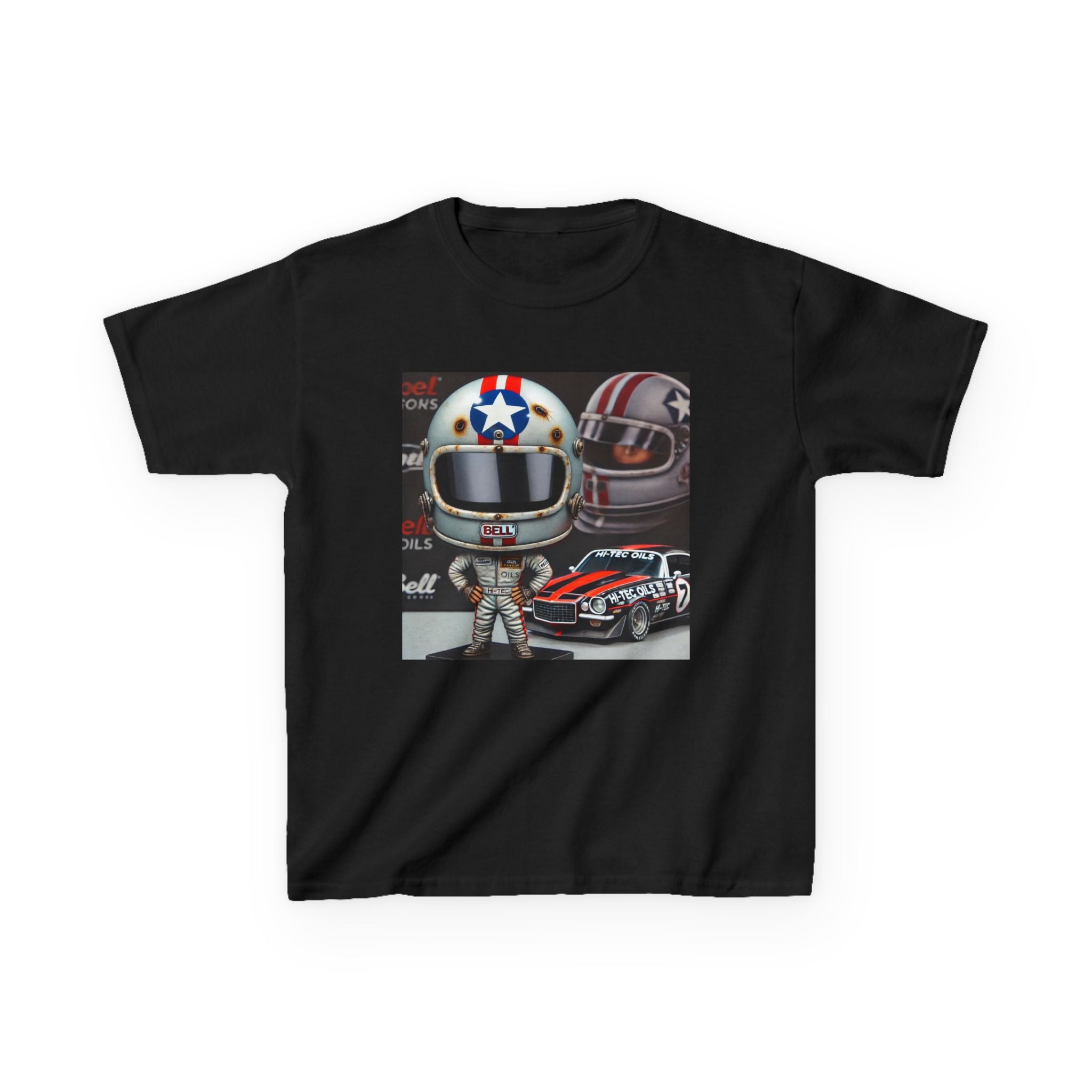 Robbie Farr Retro Helmet Kids Heavy Cotton™ Tee