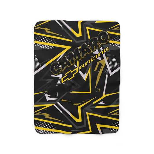 Camaro Racing Decorative Sherpa Blanket