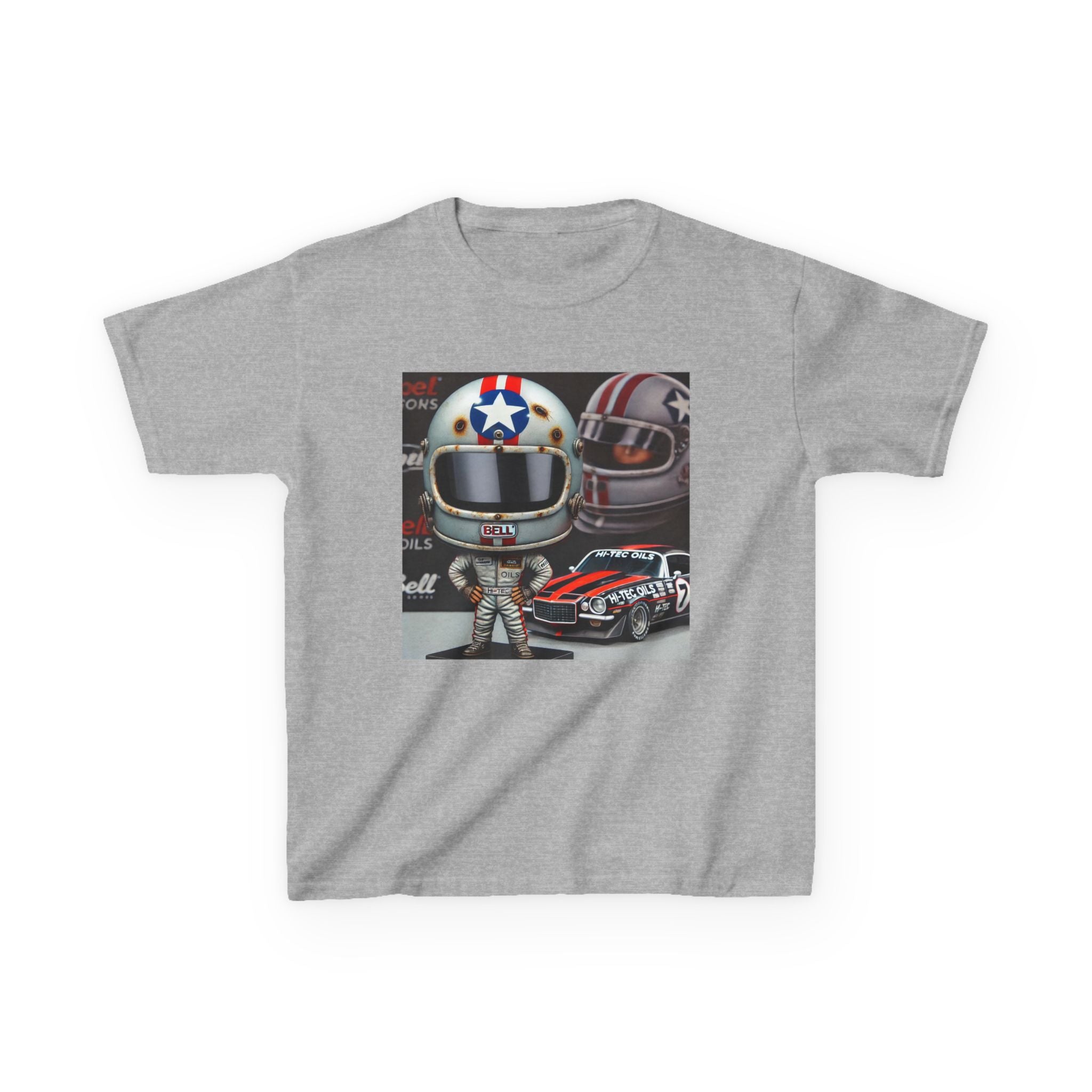 Robbie Farr Retro Helmet Kids Heavy Cotton™ Tee