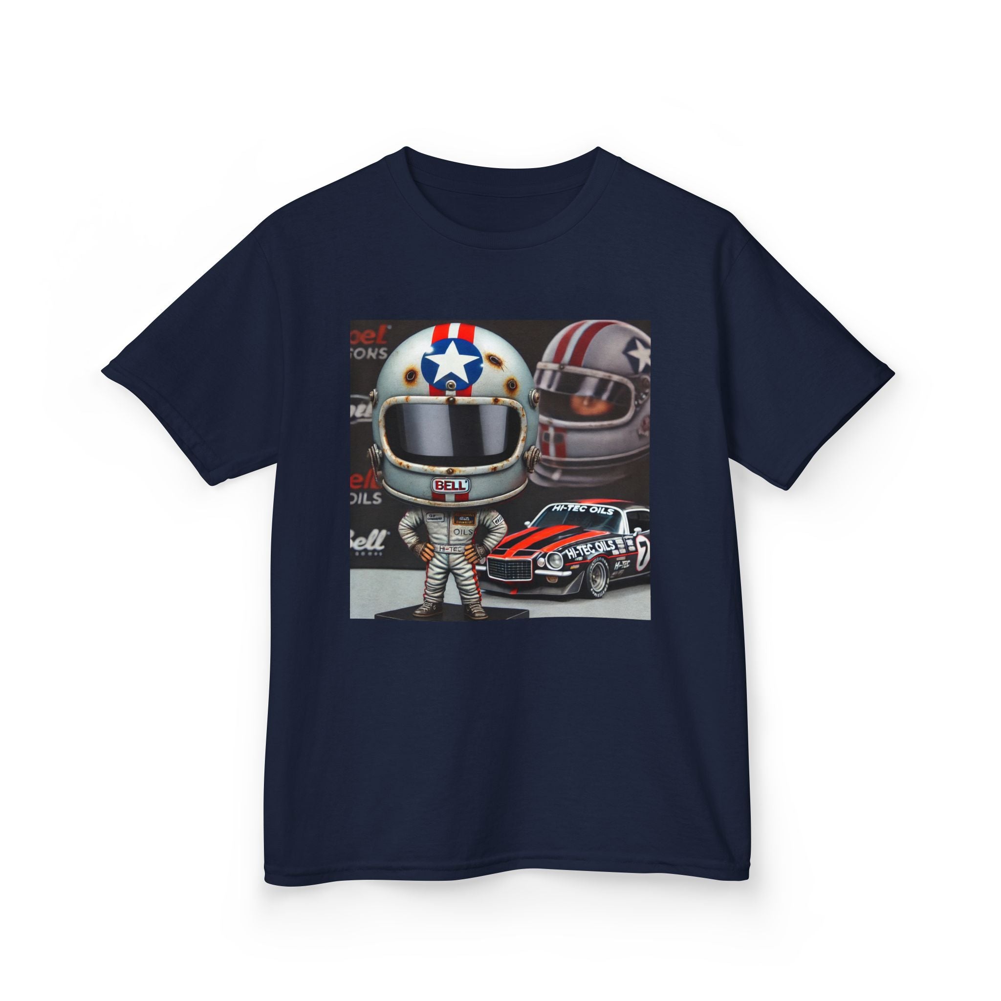 Robbie Farr Retro Helmet Kids Heavy Cotton™ Tee