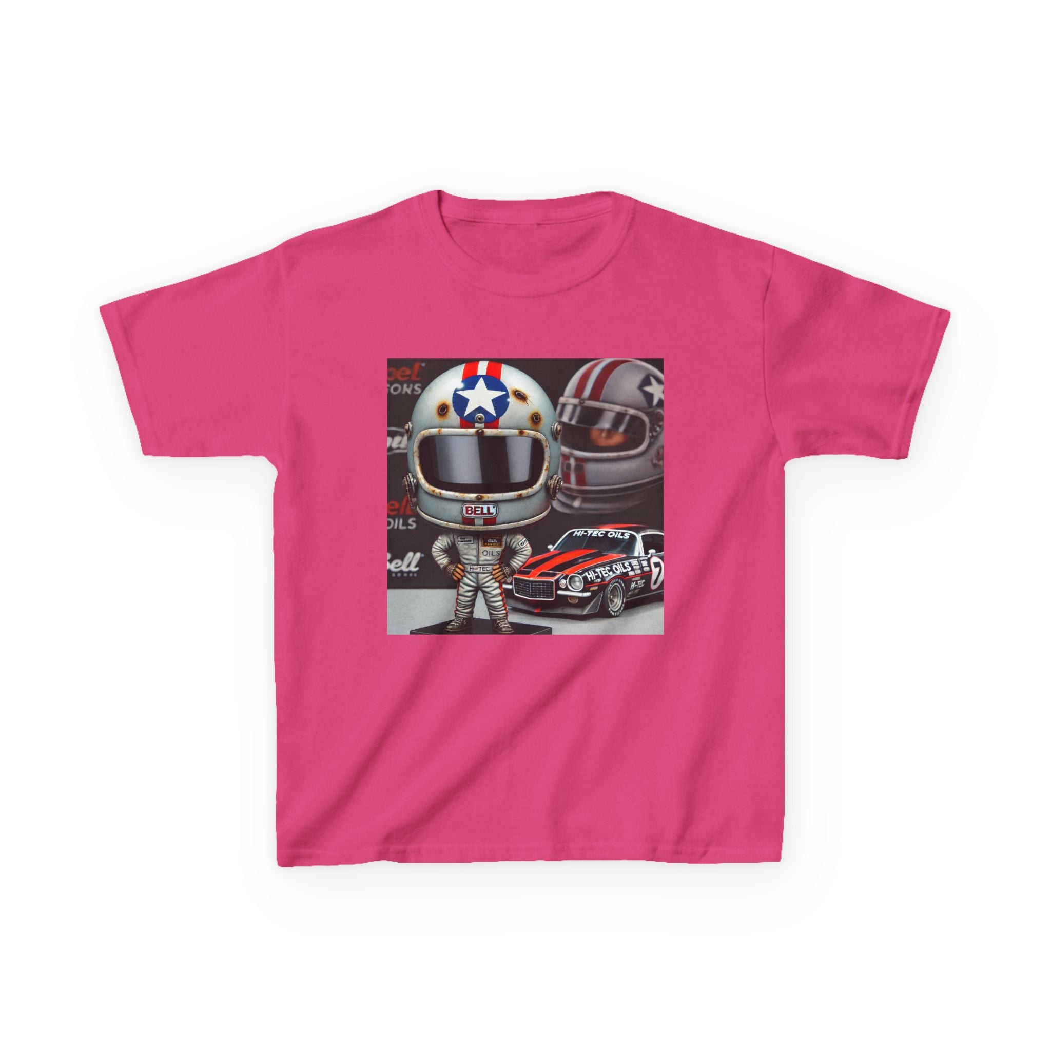 Robbie Farr Retro Helmet Kids Heavy Cotton™ Tee