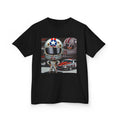 Load image into Gallery viewer, Robbie Farr Retro Helmet Kids Heavy Cotton™ Tee
