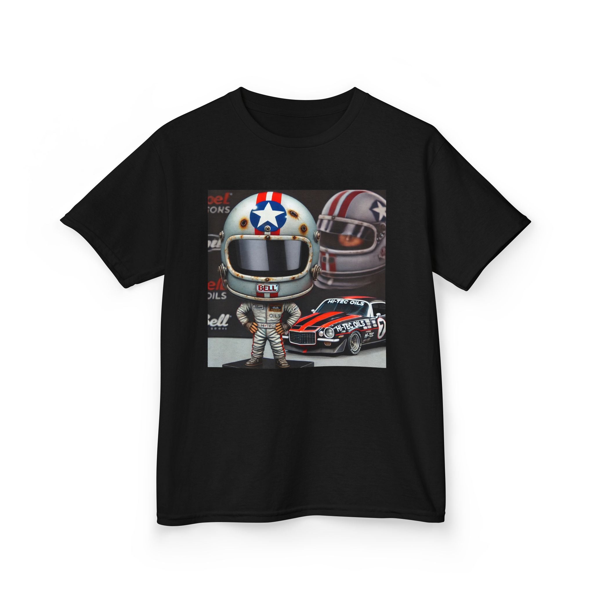 Robbie Farr Retro Helmet Kids Heavy Cotton™ Tee
