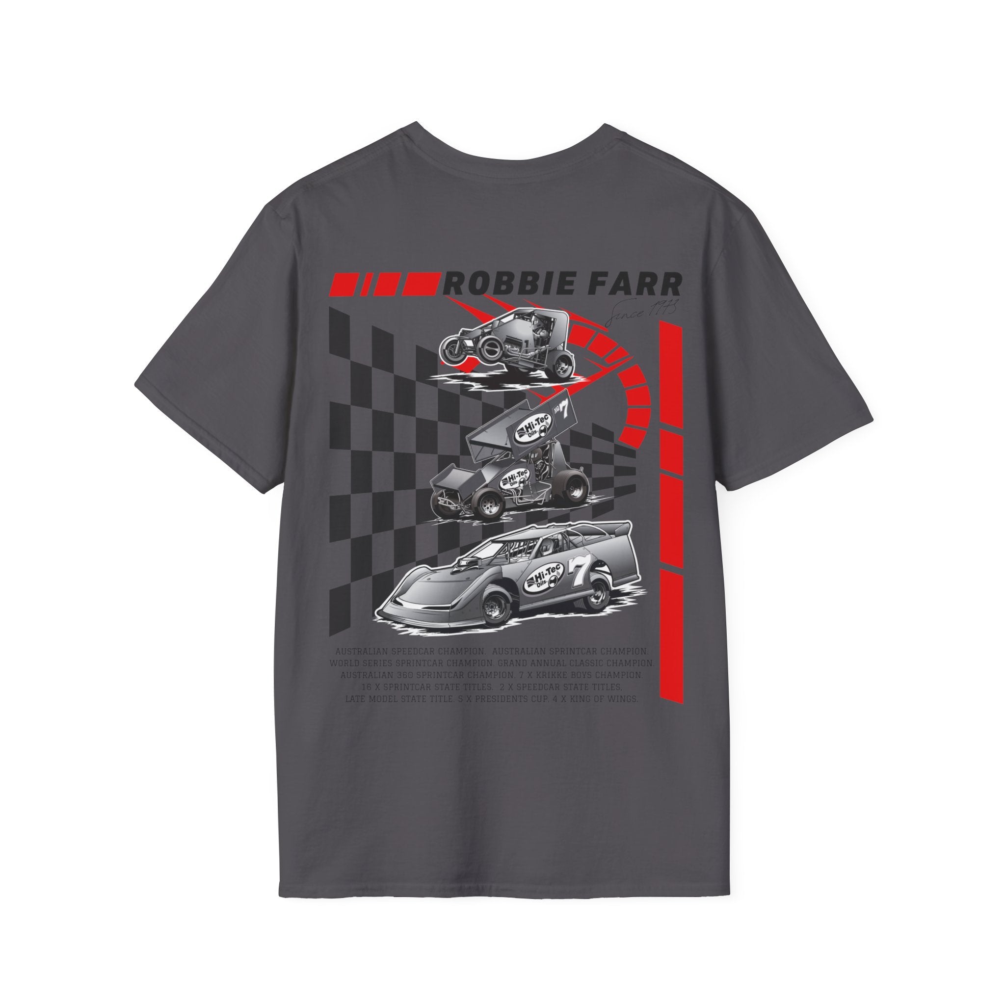 Robbie Farr Speedway History T-Shirt (Limited Edition)