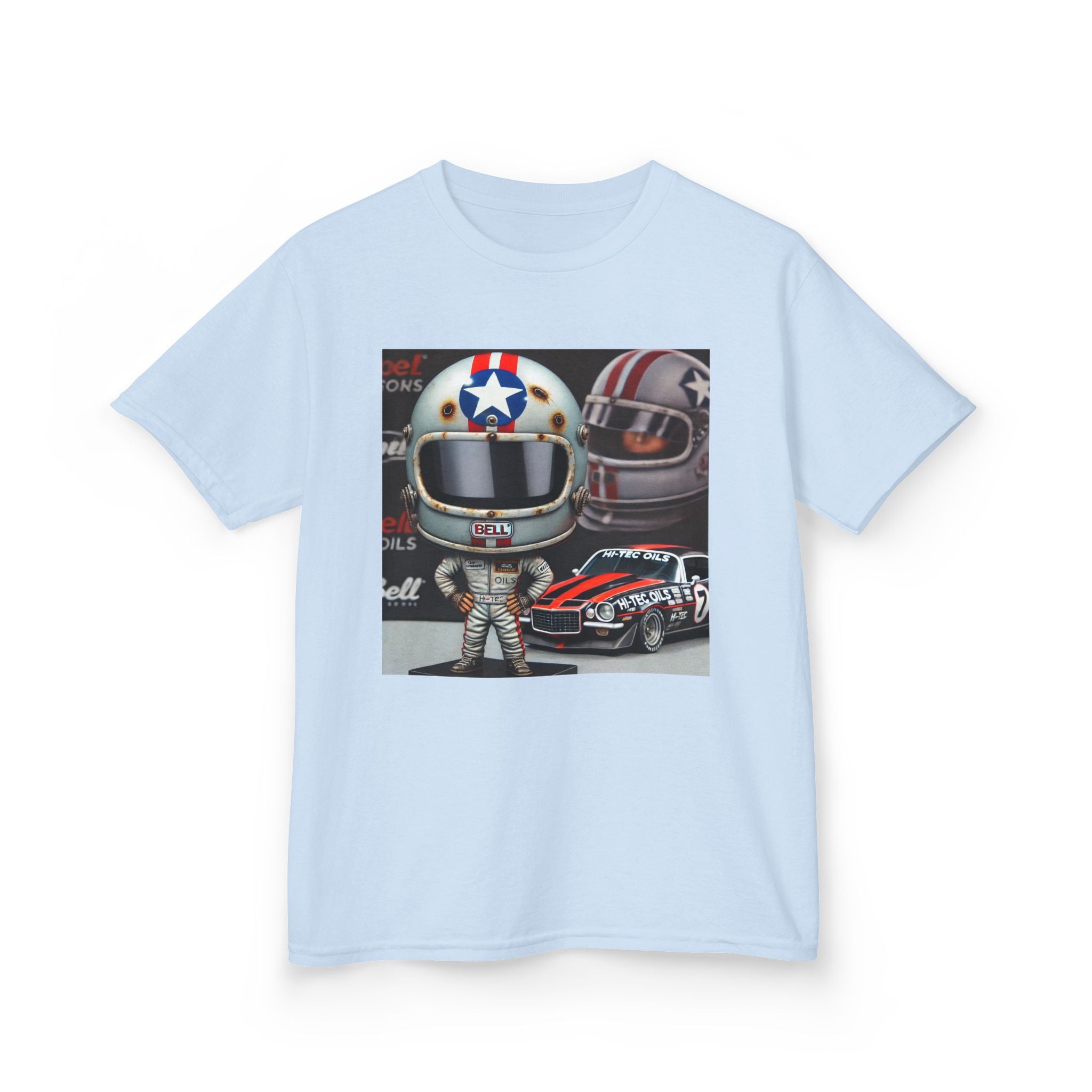 Robbie Farr Retro Helmet Kids Heavy Cotton™ Tee