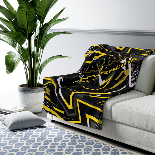 Camaro Racing Decorative Sherpa Blanket