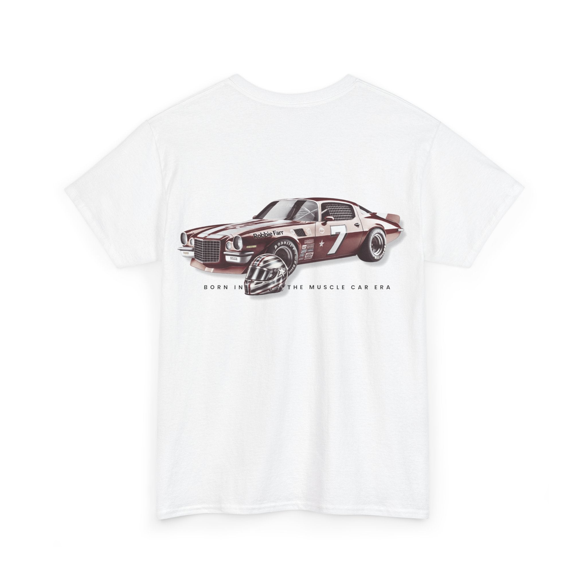 Born In the Muscle Car Era - 73 Camaro - Robbie Farr Shirt available in 3 colors