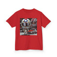 Load image into Gallery viewer, Robbie Farr Retro Helmet Kids Heavy Cotton™ Tee
