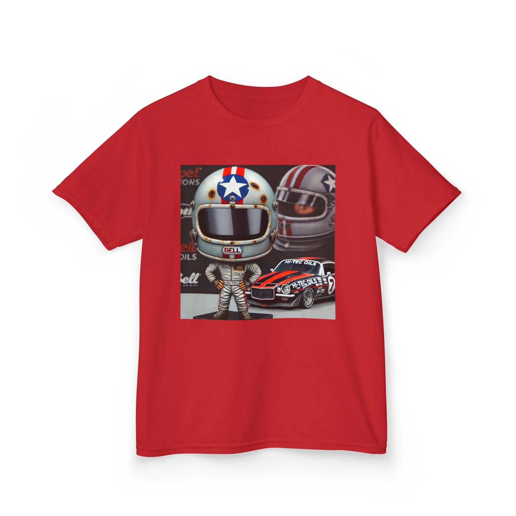 Robbie Farr Retro Helmet Kids Heavy Cotton™ Tee