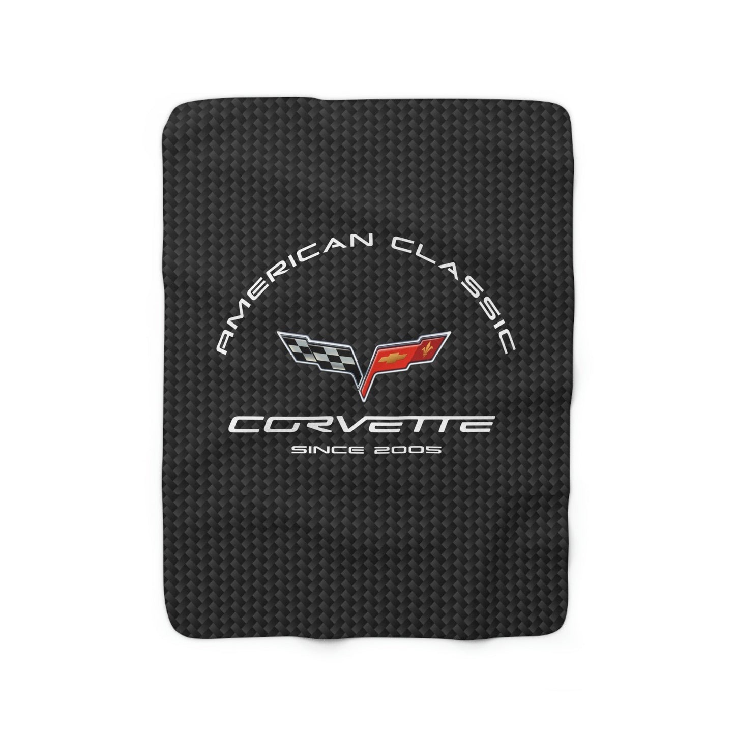 C6 Corvette carbon Sherpa Fleece Blanket- FREE SHIPPING