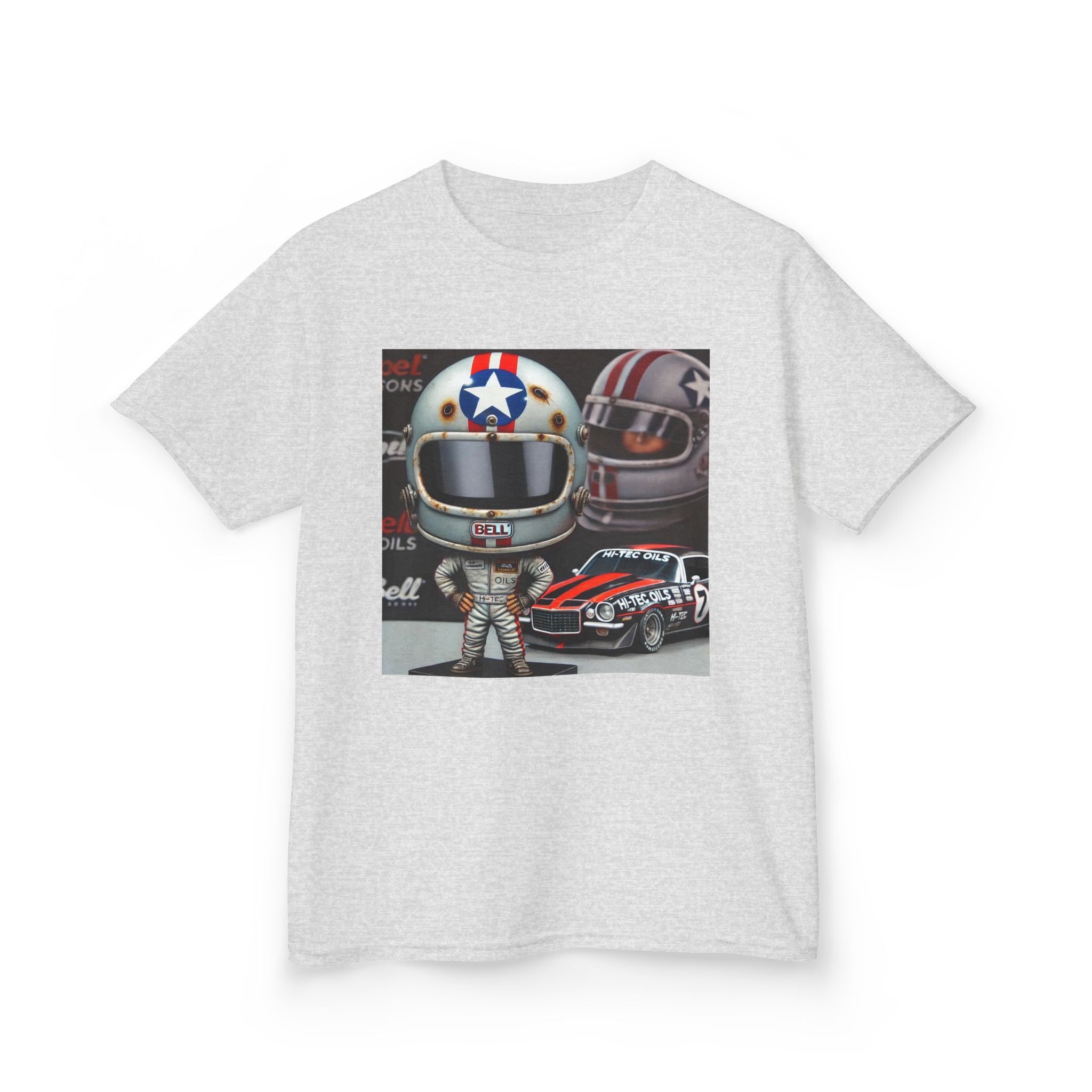 Robbie Farr Retro Helmet Kids Heavy Cotton™ Tee