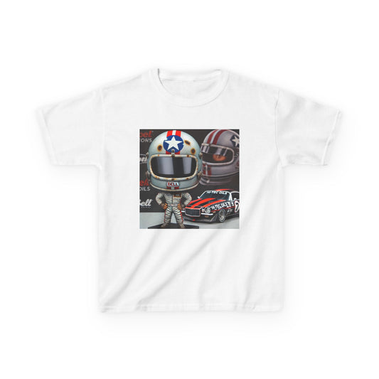 Robbie Farr Retro Helmet Kids Heavy Cotton™ Tee