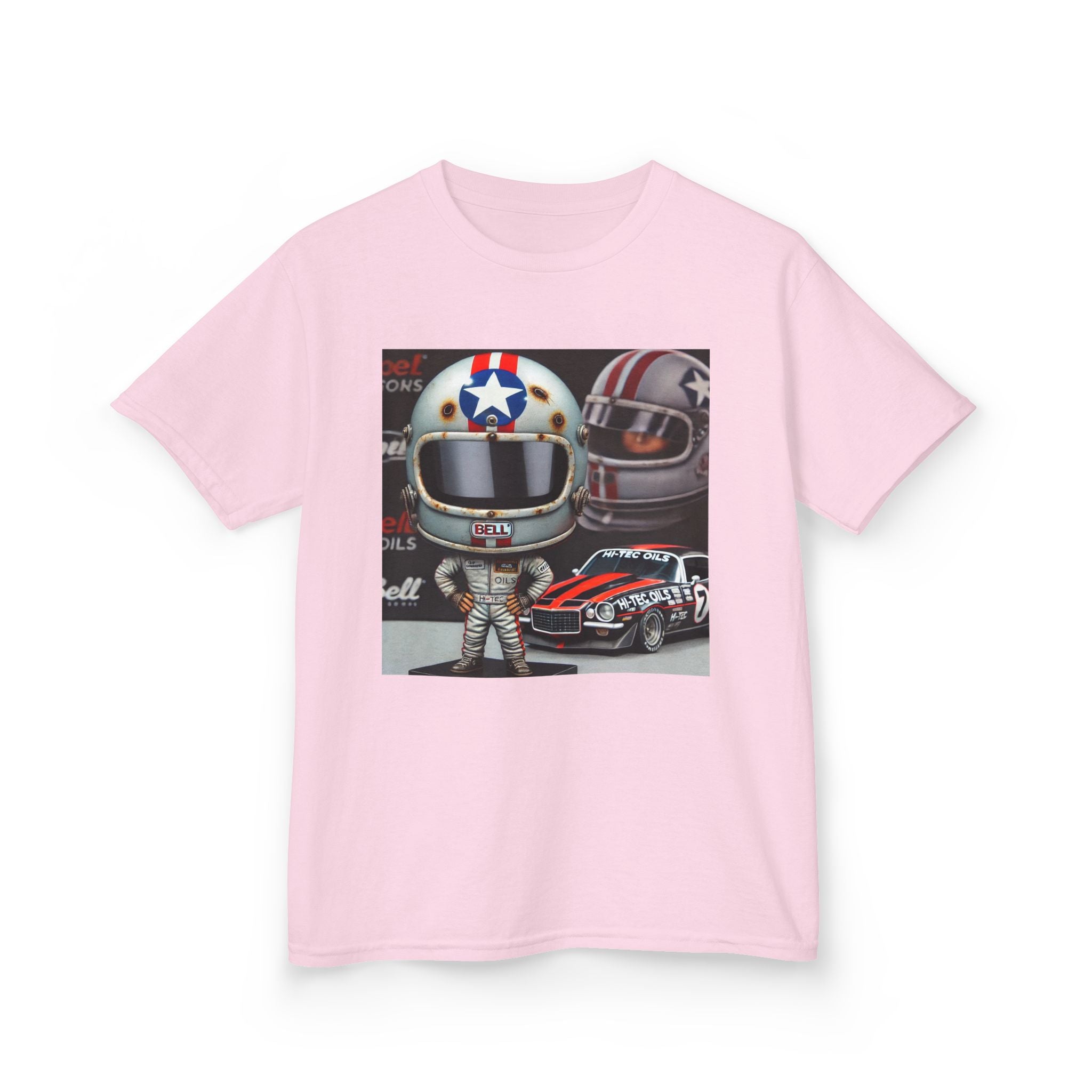 Robbie Farr Retro Helmet Kids Heavy Cotton™ Tee