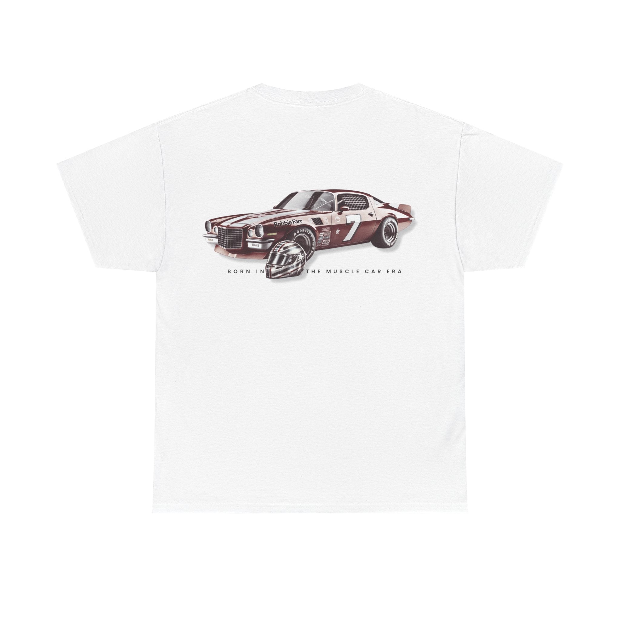 Born In the Muscle Car Era - 73 Camaro - Robbie Farr Shirt available in 3 colors