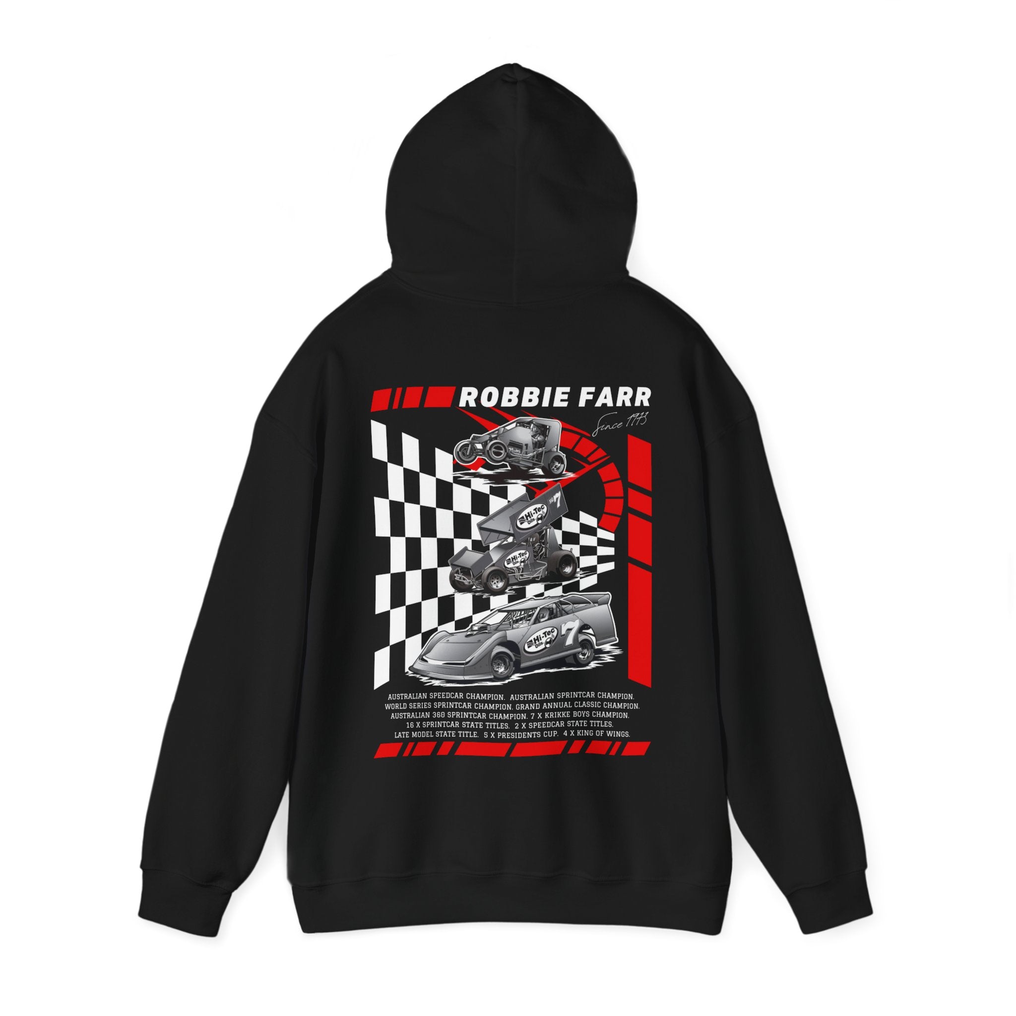 Robbie Farr Speedway History Hoodie