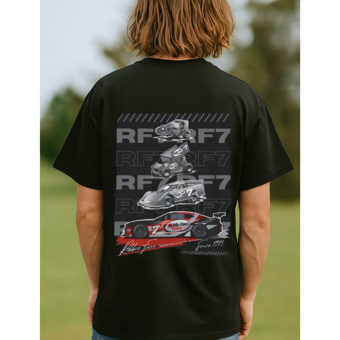 Robbie Farr - Speedcar, Sprintcar, Late Model and TA2 - Unisex Heavy Cotton Tee