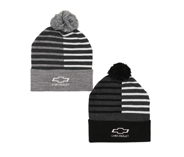 Chevrolet Bowtie Half Color Beanie