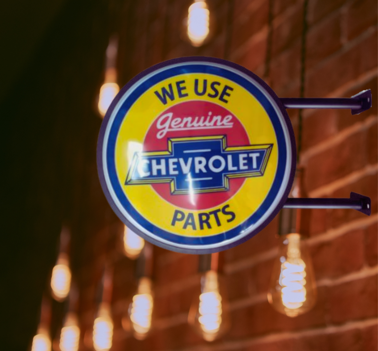 Chevrolet Genuine Parts LED Bar Light Wall Sign - FREE SHIIPING in AUSTRALIA