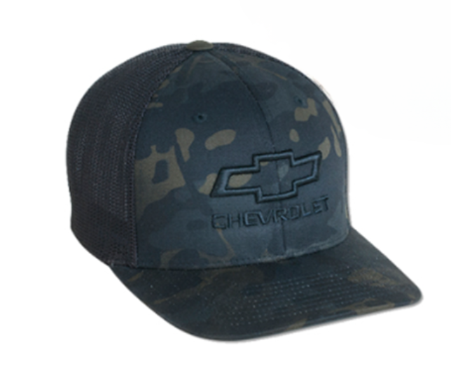 Chevrolet Bowtie Multicam Retro Trucker Cap