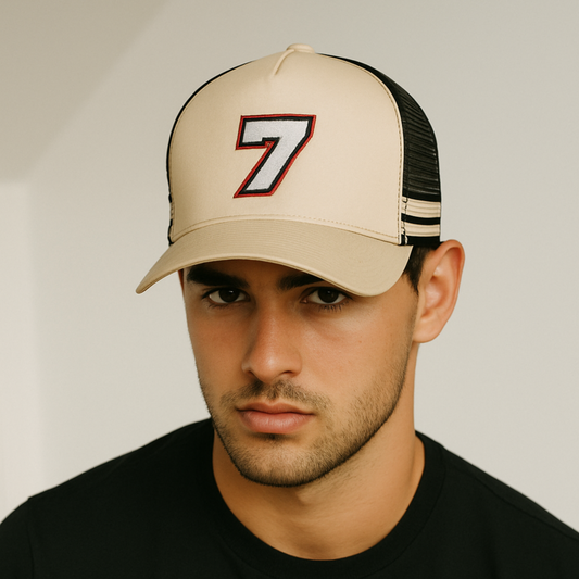 #7 Robbie Farr Motorsport Trucker - Beige - SOLD OUT