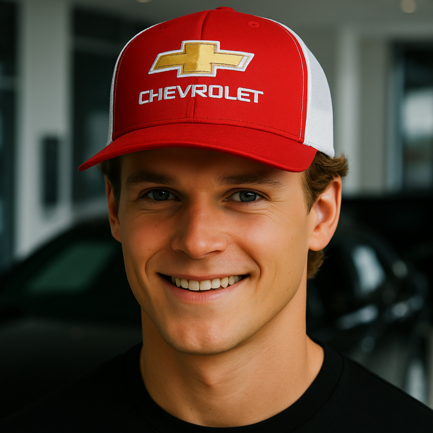 Chevrolet Gold Bowtie Retro Trucker Cap