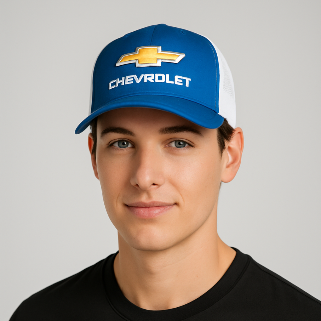 Chevrolet Gold Bowtie Retro Trucker Cap