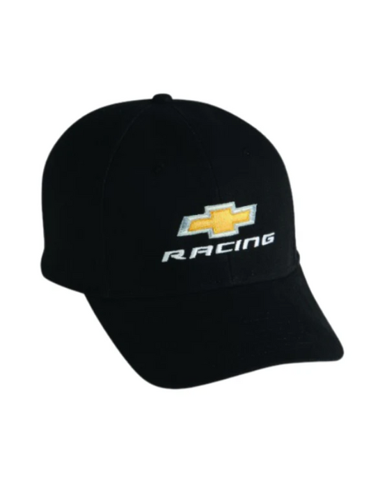 Chevrolet Racing Embroidered Gold Bowtie Cap