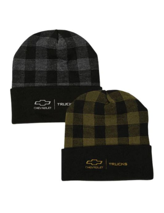 Chevrolet Trucks Plaid Beanie