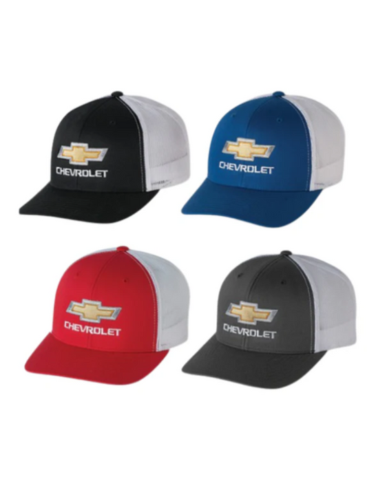 Chevrolet Gold Bowtie Retro Trucker Cap