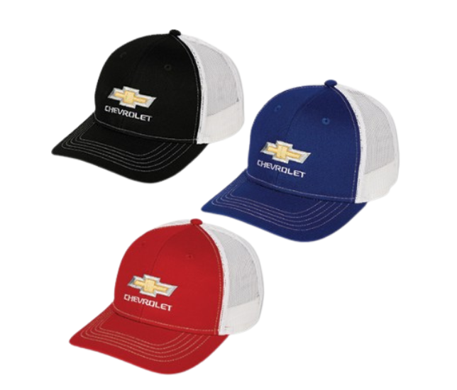 Chevrolet Gold Bowtie Youth Trucker Cap - FREE SHIPPING